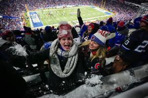 Bills fans brave snow, cold to celebrate final regular-season game at 53-year-old Highmark Stadium