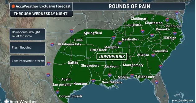 Moisture-logged cold front could produce more flooding