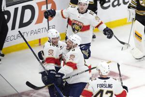 Panthers take a 3-1 lead in East semifinal series with 3-2 win over Bruins