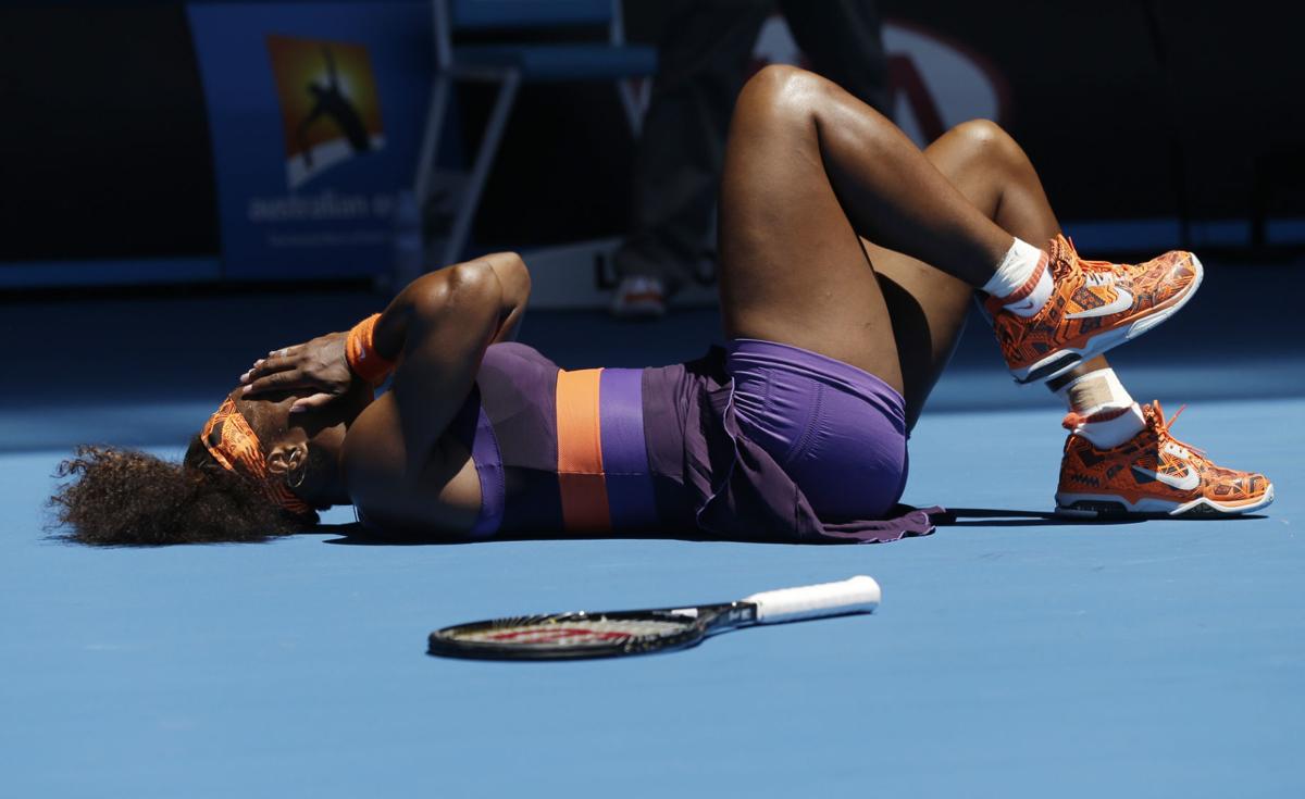 Serena Williams Romps On Bad Ankle In Australia Local Sports Times News Com