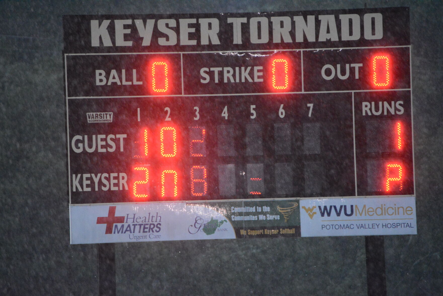 Keyser vs Berkeley Springs softball suspended, postponed to Monday