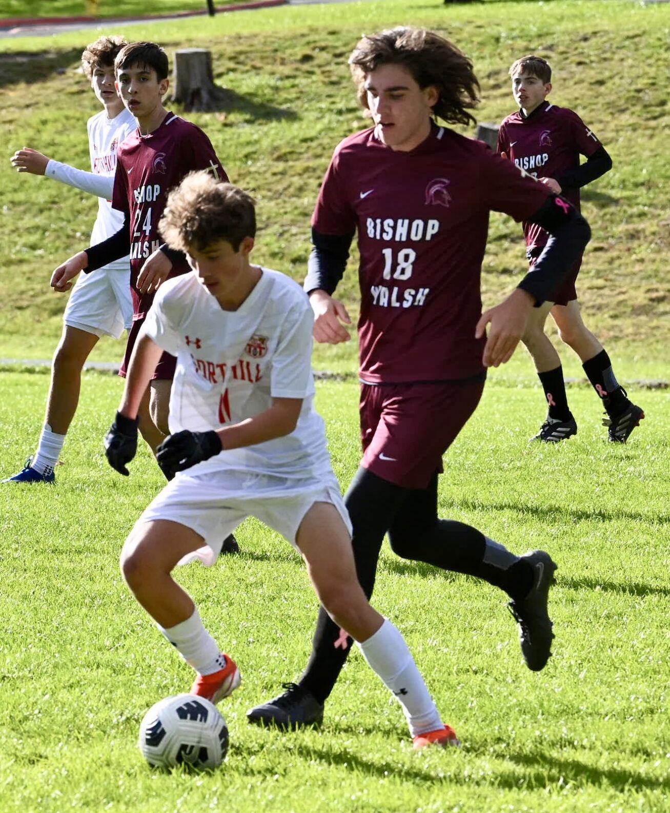 Fort Hill's Hat Trick Hero Hamilton Leads 63 Comeback Win BVM Sports