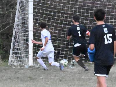 Manherz's tap-in goal at Calvary Christian