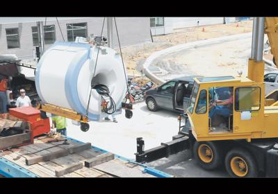 MRI unit has a new home