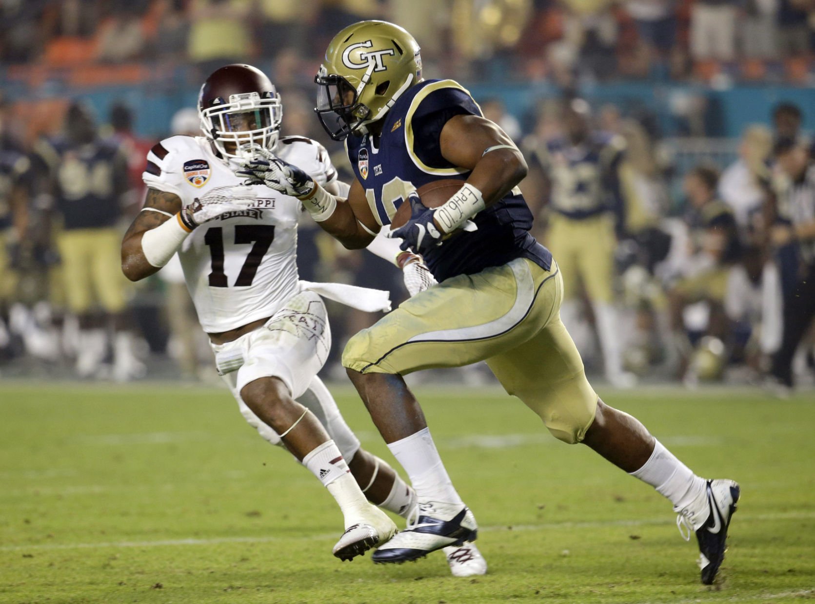 Georgia Tech beats Mississippi St 49-34 in Orange Bowl