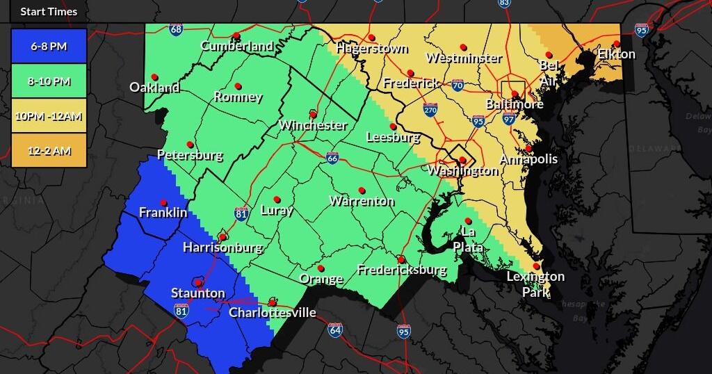 WINTER STORM | The Latest: Maryland, West Virginia governors declare States of Emergency