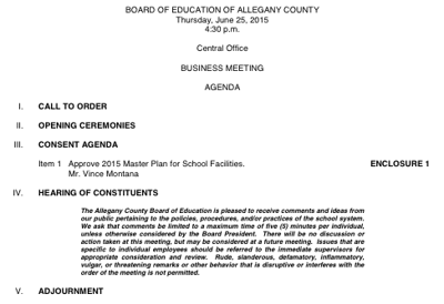 boe to hold special business meeting news