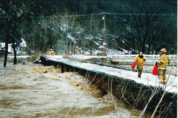 1996 Flood: Bridge at Locust Grove