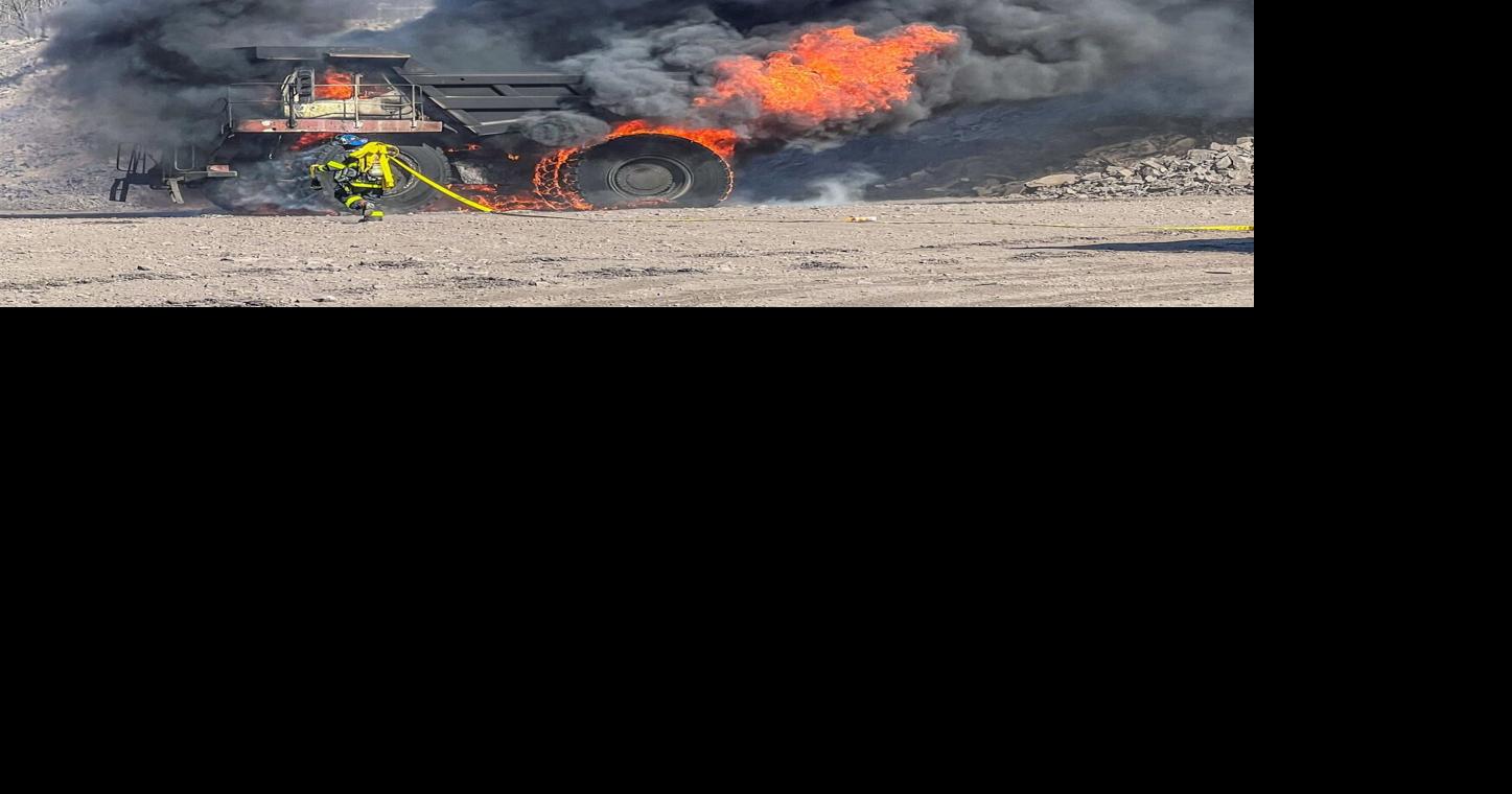 Ruptured hydraulic line likely cause of mine dump truck fire | Local ...