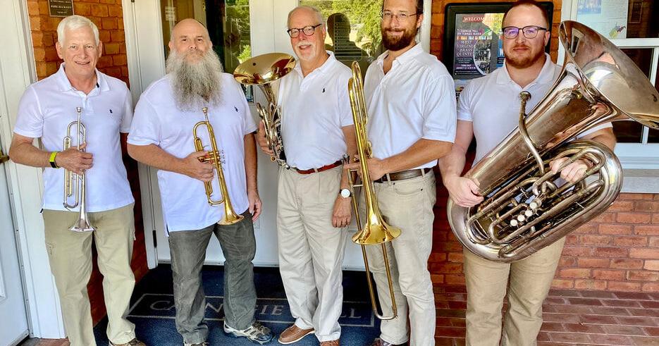 West Virginia Brass Quintet June 20 at Penn Alps