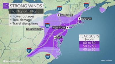 Weather Service Damaging Winds Could Cause Power Outages Local News Times News Com