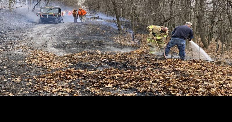 Wind Blows Down Trees And Power Lines Fuels Fires Local News Times News Com