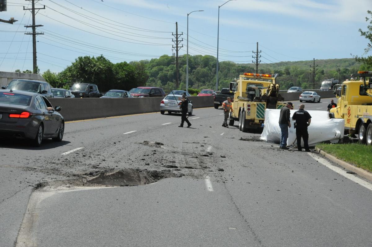 Interstate Damaged When Truck Loses Cargo Local News Times News Com