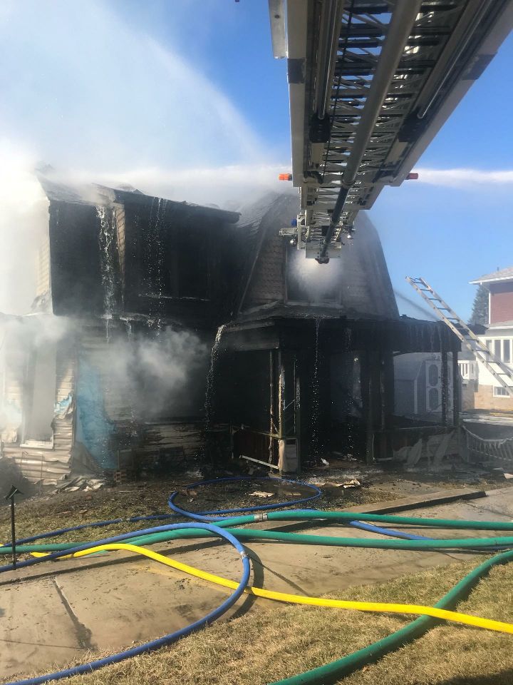 Firefighters battling Frostburg blaze Local News