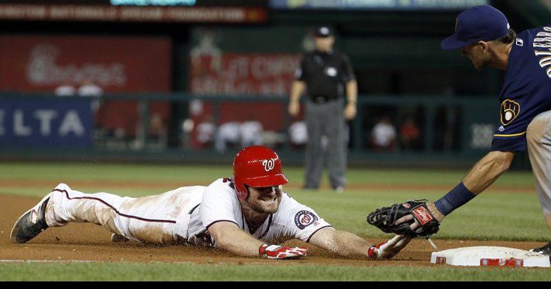 Brewers beat Nationals 4-1, avoid the sweep.