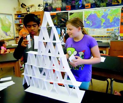 images Building A House Of Cards Activity house of cards local news times