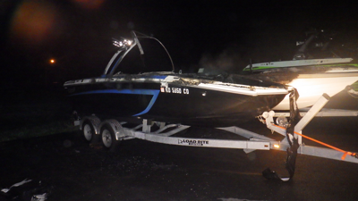 fire damaged boats four times xtreme accident courtesy early saturday power june were sports