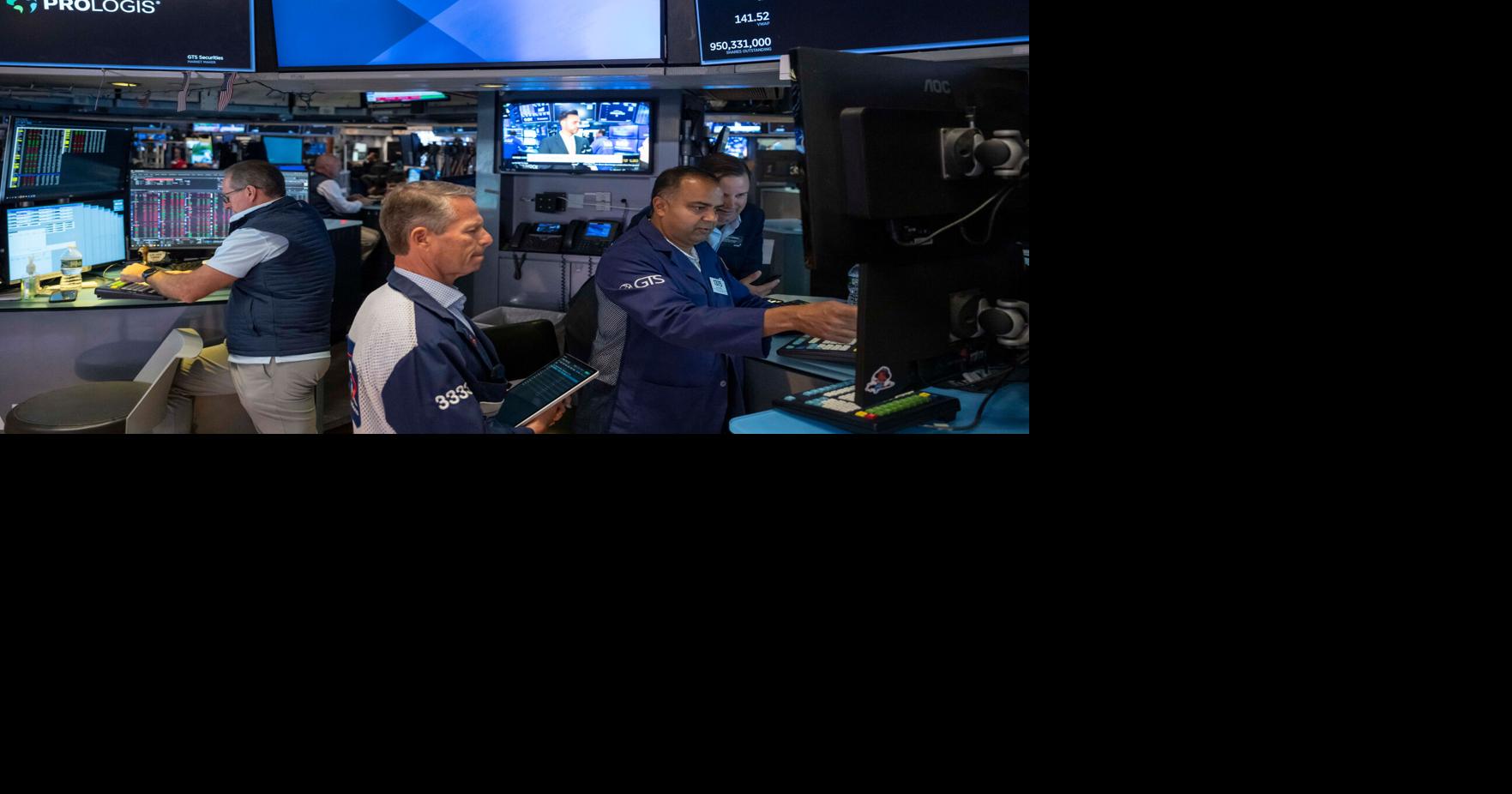 Stocks drop on calls for a global slowdown as Brent oil's price hits $109