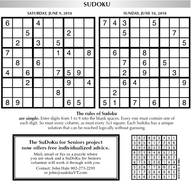 Sudoku Puzzles Timesarguscom