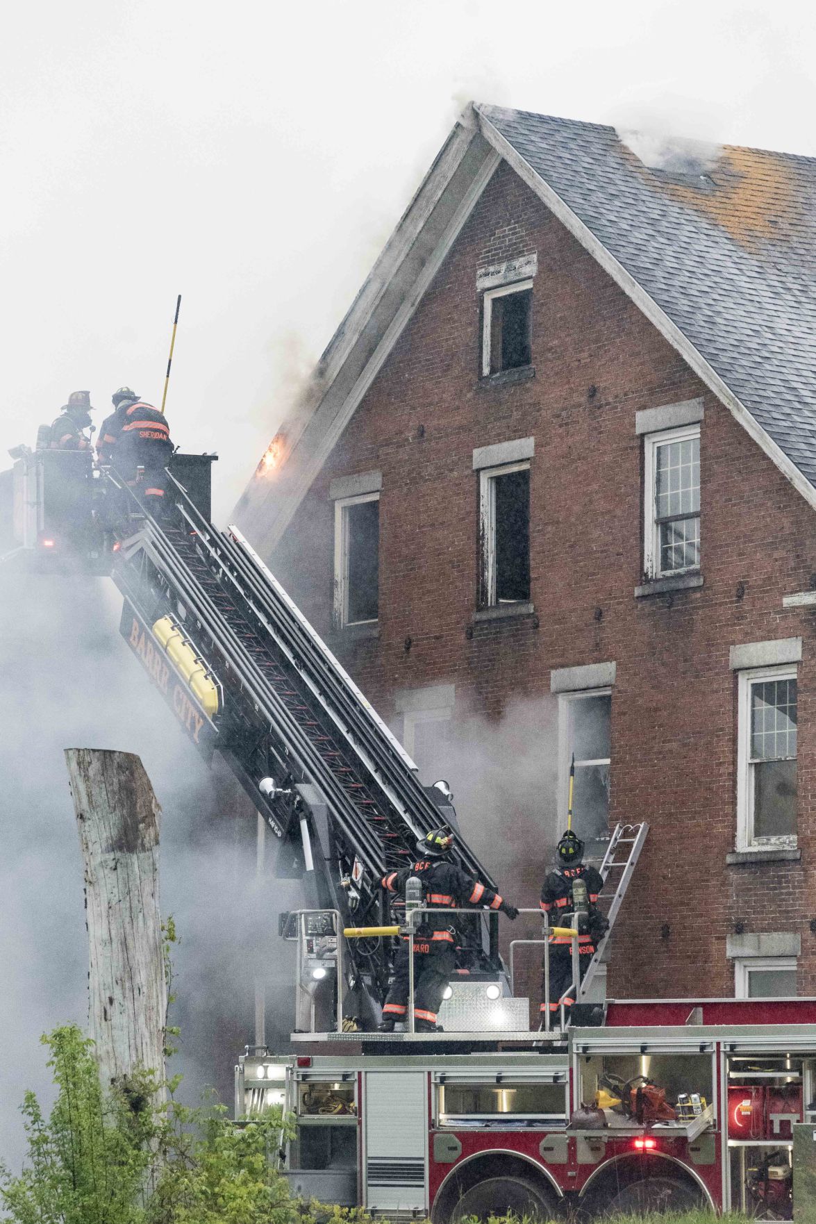 Barre fire in historic building no accident