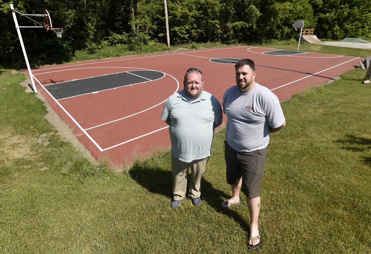 Rec Field Gets Resurfaced Basketball Court Local News