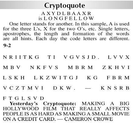 daily cryptoquote puzzles