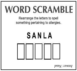 WORD SCRAMBLE | Puzzles | timesargus.com