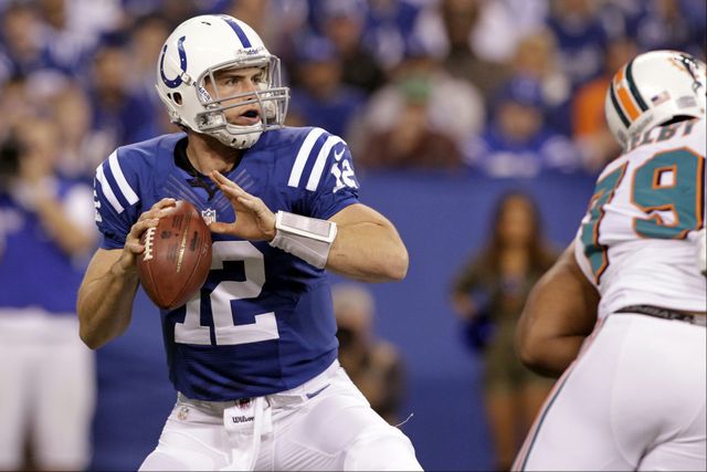 Andrew Luck's 1st Game in Indy! (Vikings vs. Colts, 2012) 