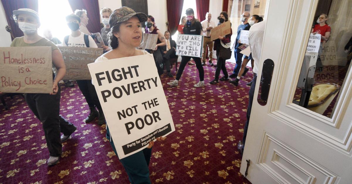 Homelessness protest | Slider | timesargus.com