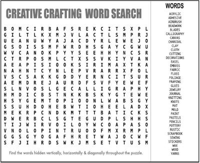 WORD SEARCH | Puzzles | timesargus.com