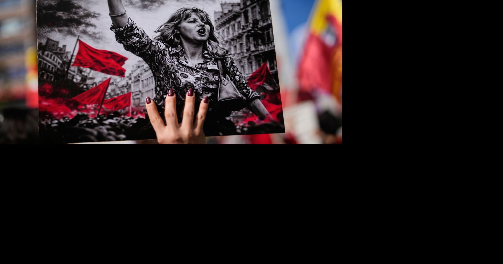 APTOPIX Turkey International Women's Day