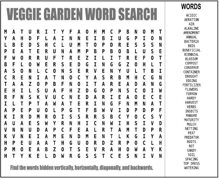 Word Search | Puzzles | timesargus.com