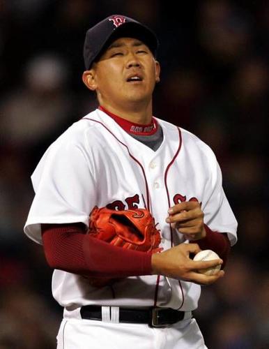 Matsuzaka's First Pitch Is Welcome Relief for Red Sox - The New