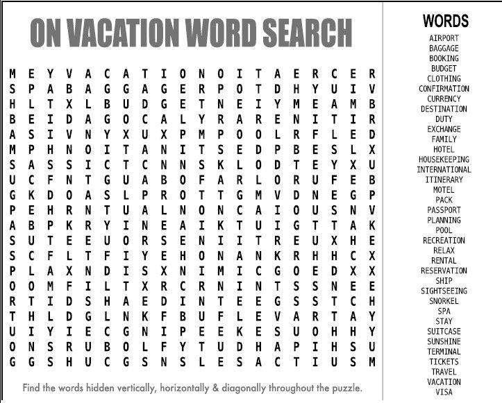 Word Search Puzzles Timesargus Com