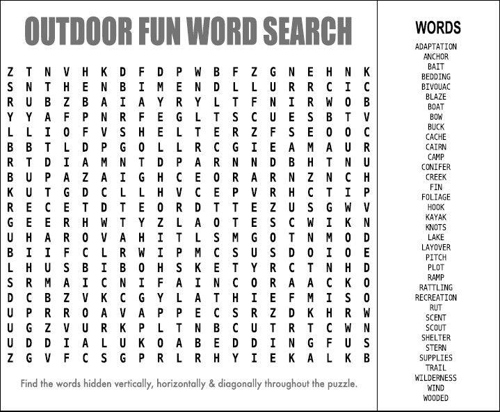 WORD SEARCH | Puzzles | timesargus.com