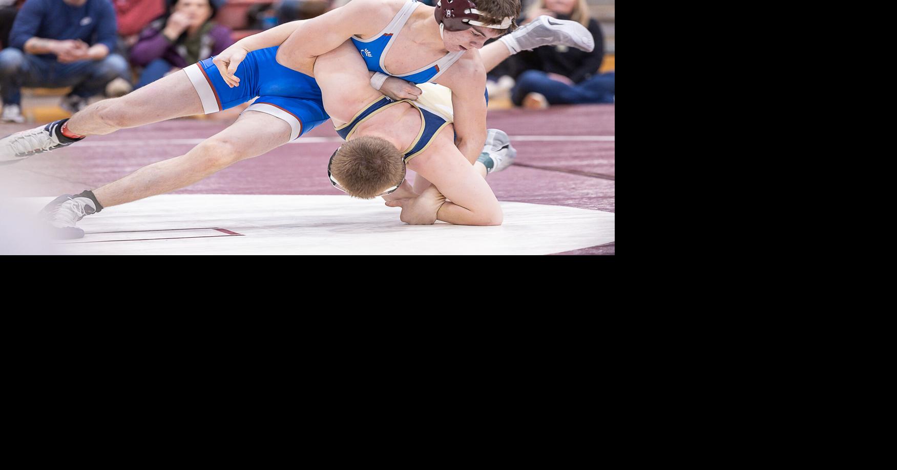 Spaulding wrestling downs Mount Anthony, 45-22