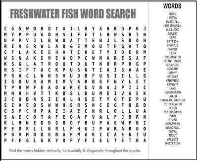 WORD SEARCH | Puzzles | timesargus.com