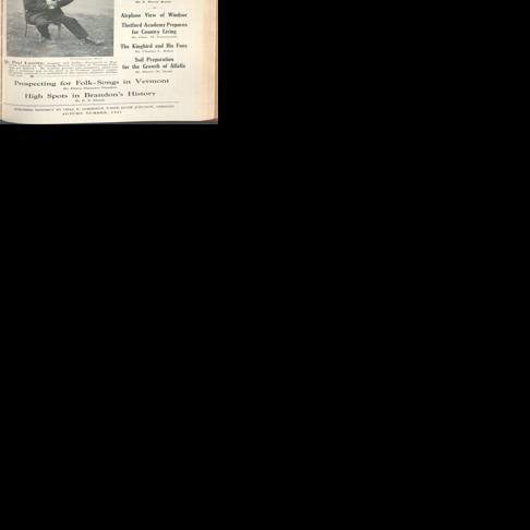 Glimpses of Vermont's Past: 'The Vermonter,' 1895-1945
