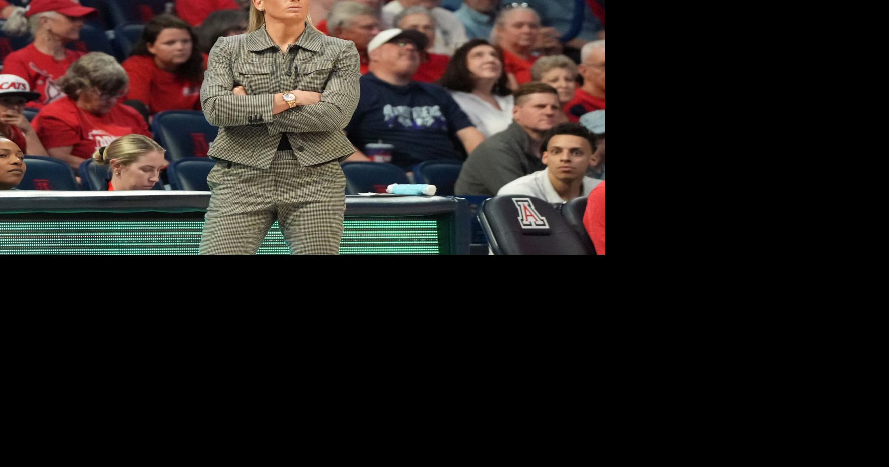 Arizona women's basketball coach Becky Burke responds to criticism for pregnancy announcement
