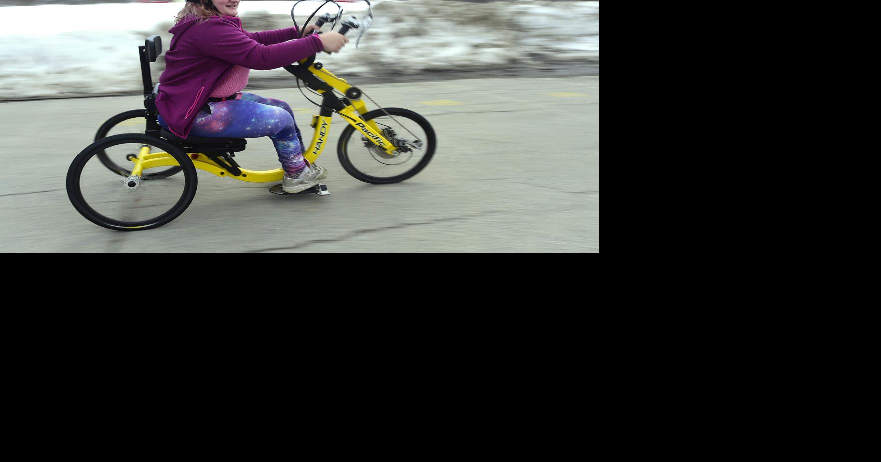 Twinfield borrows adaptive bicycle for disabled student | Local News ...