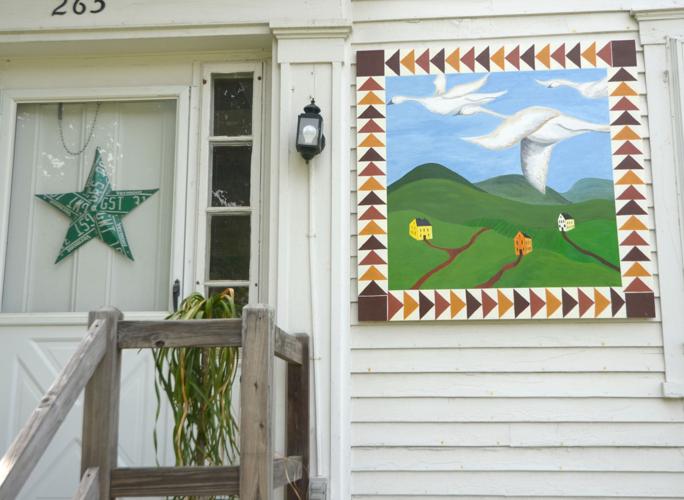 Chelsea's barn 'quilts' create a cozy sense of community