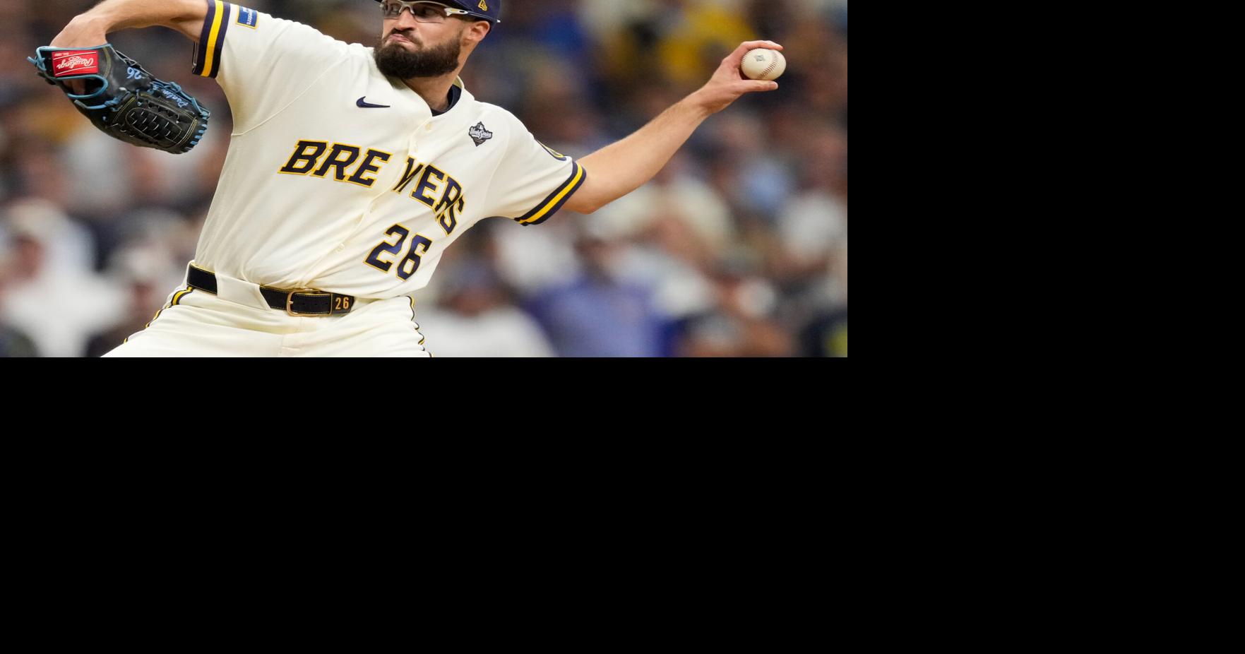 Brewers' Ashby nears postseason scoreless relief record with World ...