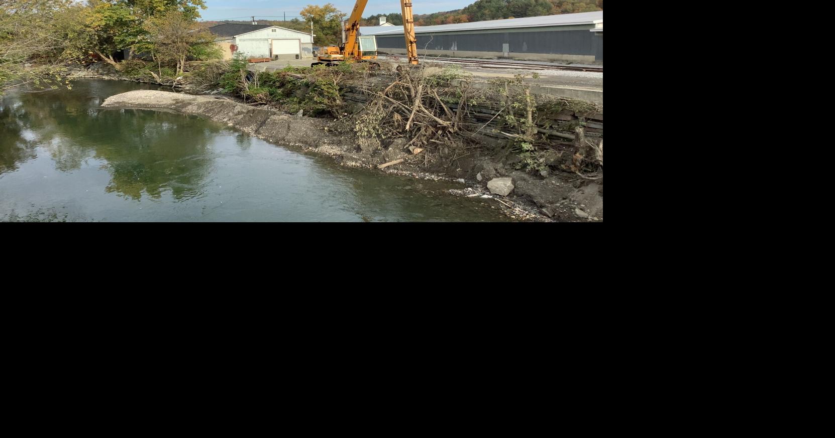Photo inspiration: River Sed Elem Powerhouse For Cat Uti Reference: River Sedimentation Maintenance Underway In Barre
