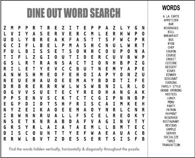 WORD SEARCH | Puzzles | timesargus.com