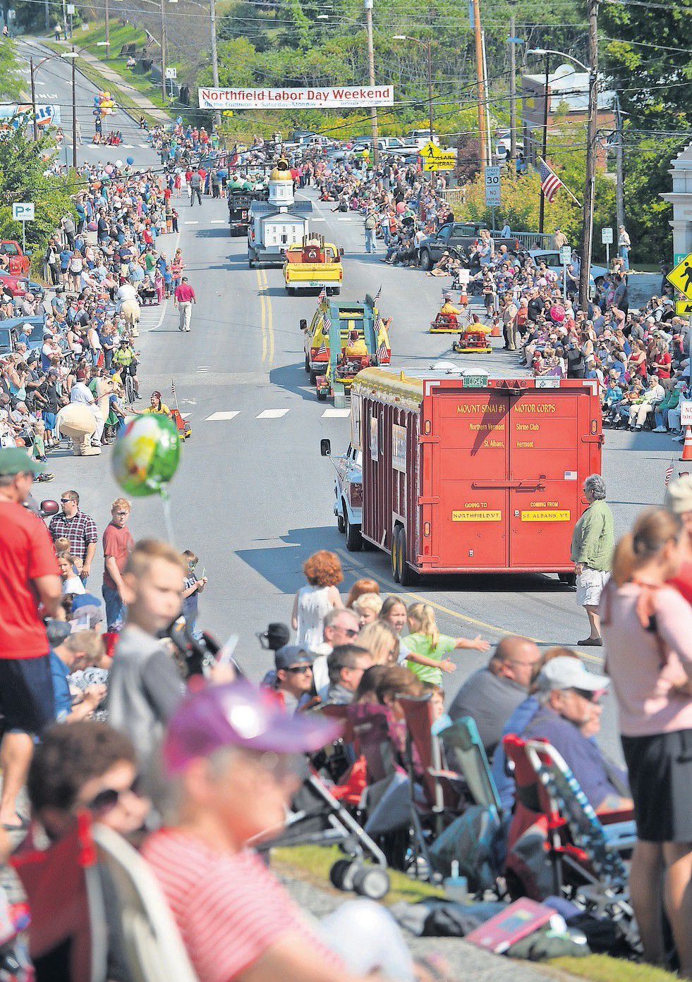 Thousands turn out in Northfield for parade