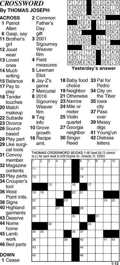 todays crossword puzzles timesarguscom