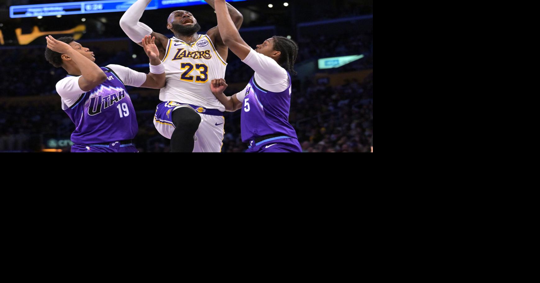 Jazz Lakers Basketball