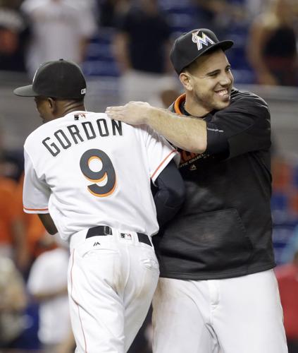 Marlins players gather at park to grieve death of Fernandez
