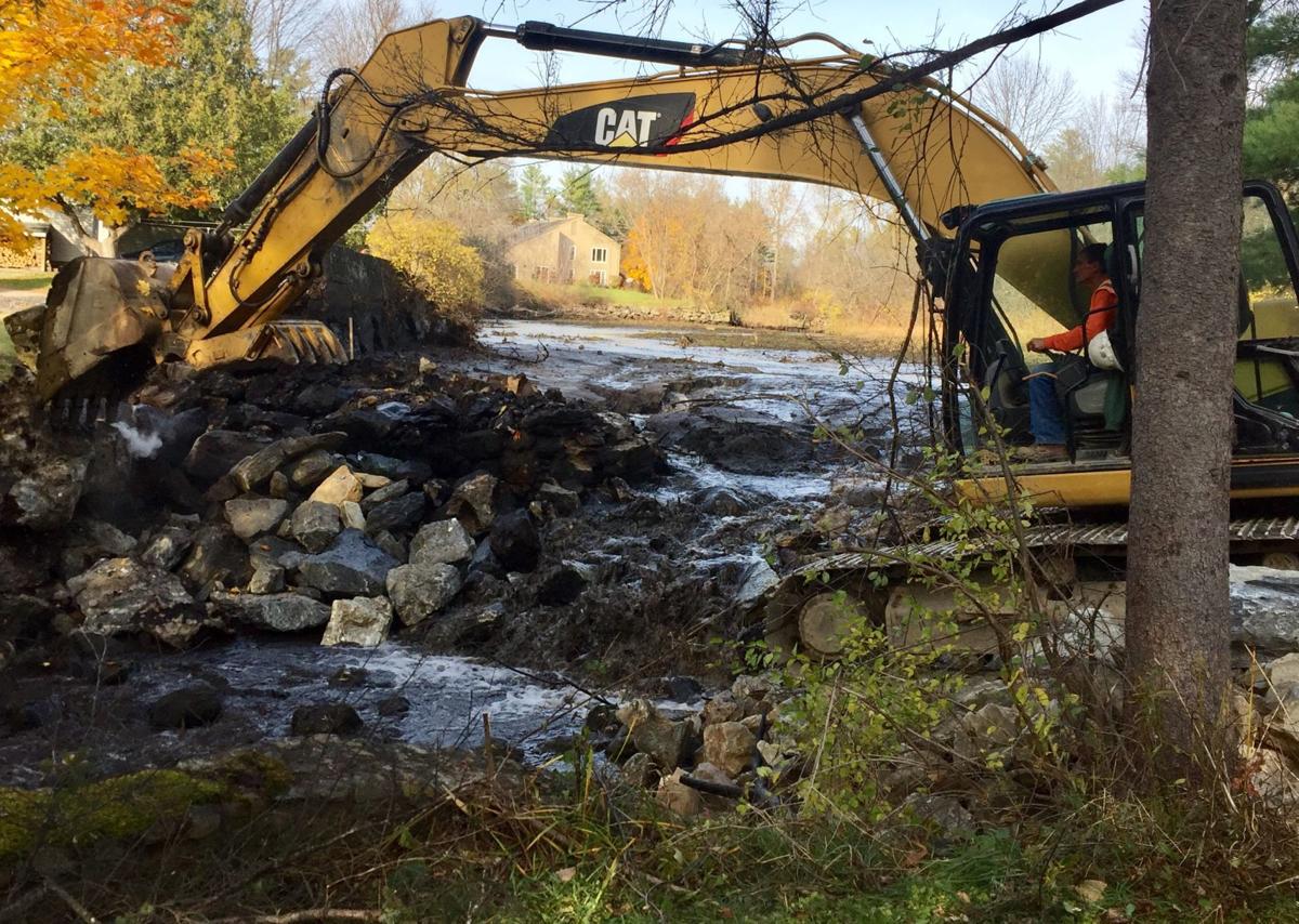 Removing The Dunklee Pond Dam Local News Timesargus Com