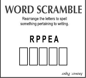 WORD SCRAMBLE | Puzzles | timesargus.com